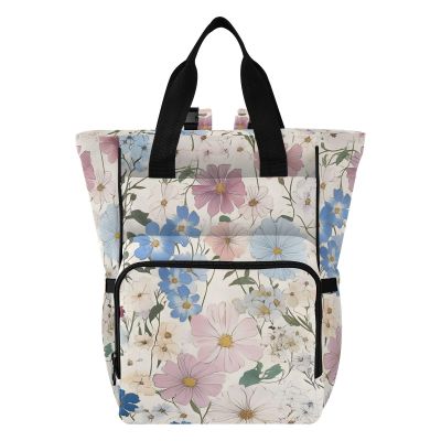 KYZSXZ Colorful Floral Diaper Backpack with Insulated Feeding Bottle Insert, Large Diaper Changing Bag 11.025.9115.3 IN