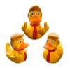 2025 Double Middle Finger Duck with Ear Bandaid, Donald Trump Duck, Trump Ducks for Jeeps, Fist Trump Ducks Funny Gifts Toys for Party Favors (Fist Trump) (Fist Duck) view 1