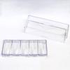 SEWACC 100pieces Multi-Function Transparent Chip Holder Case for Poker Chips Portable Storage Box with Organized Design for Easy Access for Home and Game Nights view 3