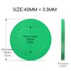 100 Personalized Plastic Diamond Chips, Print Your Image and Text, Tokens for Casino Player, Board Game, Late Night Poker Game, Party, Bar, Golf Ball Markers, Business Cards, Redemption (Orange) view 3