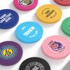 100 Personalized Plastic Diamond Chips, Print Your Image and Text, Tokens for Casino Player, Board Game, Late Night Poker Game, Party, Bar, Golf Ball Markers, Business Cards, Redemption (White) view 2