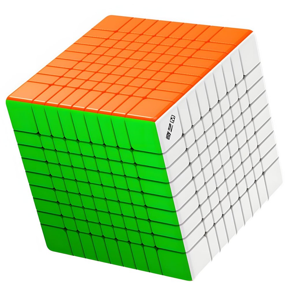 Bukefuno QY Magnetic 9x9 Speed Cube 68MM Magic Stickerless 9 M Education Toys Puzzle Cube 2024 QY 9x9x9 Professional Magnetic Cube