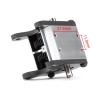 Ultralight Dual Motor Transmission Dig Overdrive Gearbox with Slipper Pad for 1/10 RC Crawler Sporty Cheater Rigs (Silver) view 3