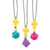 Fun Express Glow-in-the-Dark Religious Be the Light Sensory Necklaces - 12 Piece view 2