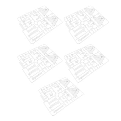 Alomejor 5 Pack Bases 6inch Doll Model Stand Stable Display Holder for Action Figures (Transparent)