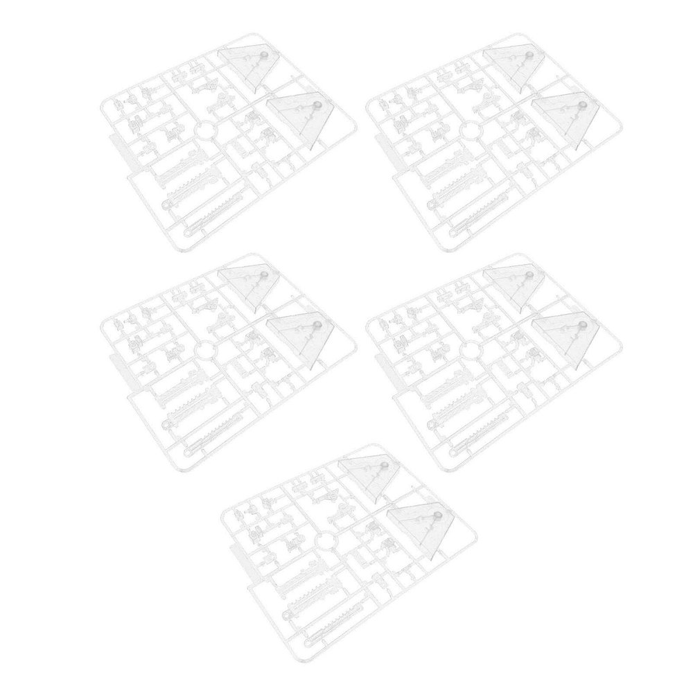 Alomejor 5 Pack Bases 6inch Doll Model Stand Stable Display Holder for Action Figures (Transparent)