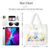 Kids Hand Print Plush Handbag for Women - Perfect for Keys, Lipstick, and More - Ideal Gift for Christmas, Valentine's Day view 3