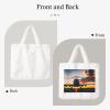 Aircraft Plane at Sunset Plush Ladies Handbag  Autumn and Winter, Large Capacity Wallet Purse, Versatile Accessory and Perfect Gift view 2
