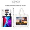 Aircraft Plane at Sunset Plush Ladies Handbag  Autumn and Winter, Large Capacity Wallet Purse, Versatile Accessory and Perfect Gift view 3