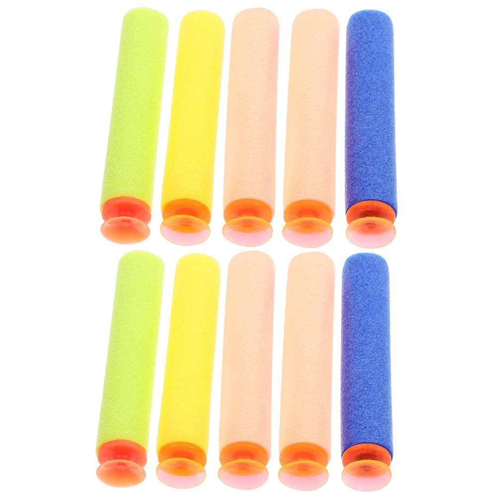 HOOTNEE 100pcs Eco-Friendly Darts Tips Eva Foam Bullets Fit for Realistic Guns War Game Series