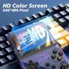 Handheld Game Console,3.5-Inch IPS Screen Retro Gaming Console,15000 Classic Games, 3500mAh,20Mainstream Emulator,Built-in 64GB TF Card, Support HDMI and TV Output, Classic Game Play (Purple) view 3