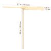 Hemoton Bamboo Dragonfly Toy - 6.6 Inch Wooden Hand Propeller Flying Toy for Kids Outdoor Interactive Activity view 2