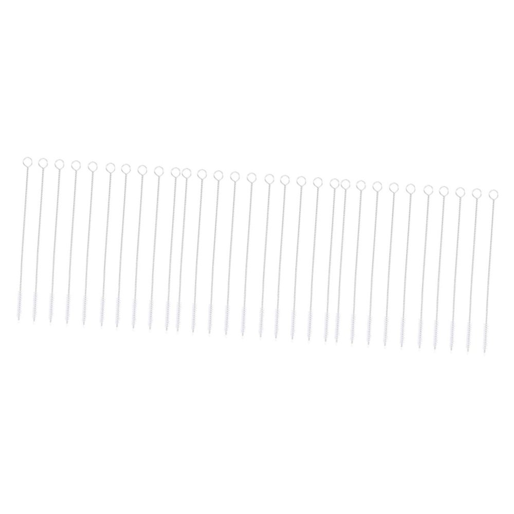 Baluue 30pcs Reusable Straw Cleaning Brush Bottle Brush and Straw Cleaner Milk Bottle Stainless Steel Cleaning Tools Set
