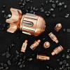 Roulette Dice Spinner for DND Dice Set, 7 Metallic Polyhedral D&D Dice with Gift Case for DND Game, RPG Role Playing Table Game Gifts (Copper) view 4