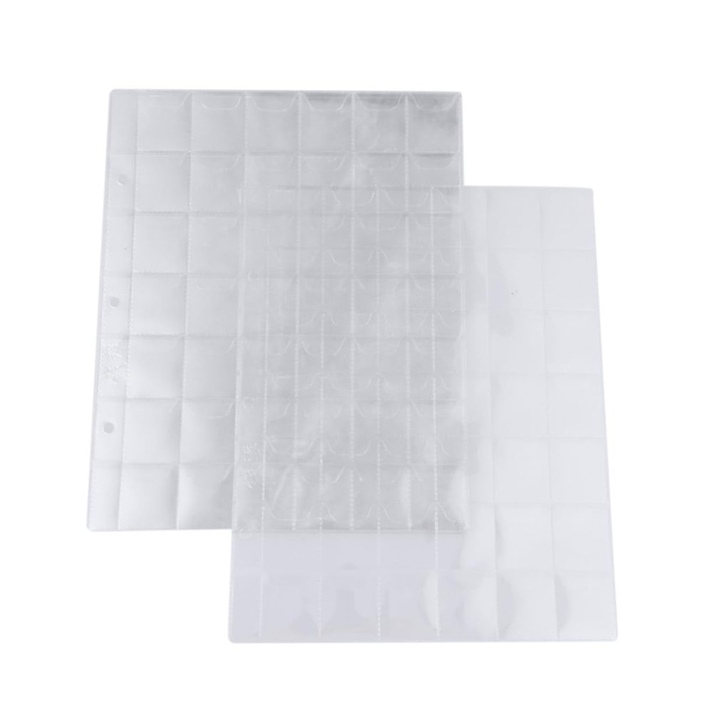 OHPHCALL 10pcs Coin Holder Pages Coin Collection Storage Bags for Currency Stamps Collectors and Enthusiasts
