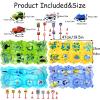 Nukids Puzzle Racer Kids Car Track Play Set, Toys for 3-6 Year Old Boys, Dinosaur Theme, 15PCS view 4