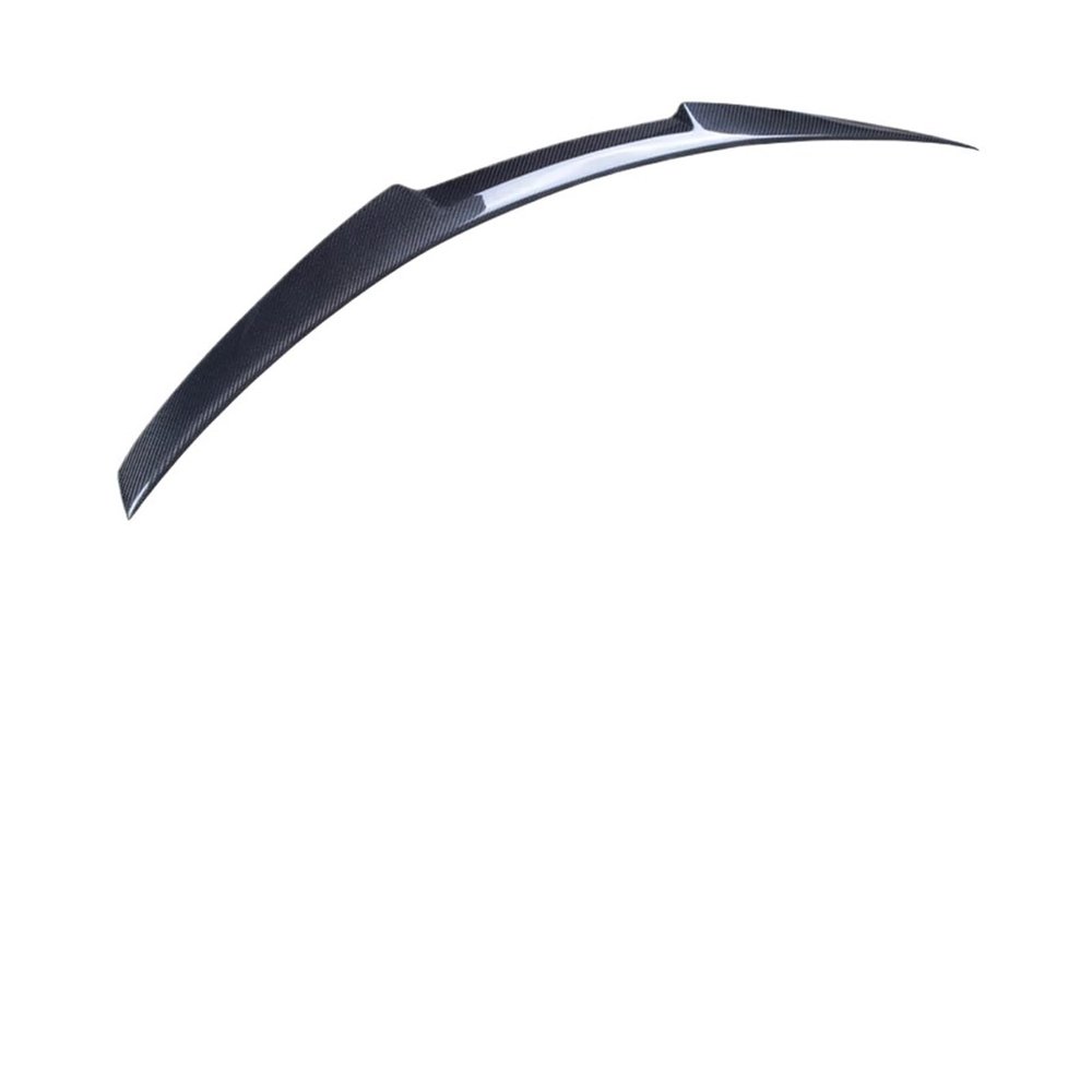 IKBDLNCUQ Rear Spoiler Fit for Infiniti Q60 Q60S Coupe M4 Carbon Fiber Pattern Pattern Rear Spoiler Trunk Wing 2013-2024 Sedan Spoiler