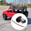 1/12 Scale RC Vehicle Gearbox Component for MN78 MN82 Crawler Models, Black view 3