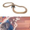Wooden Train Track Railway Construction Set Track Expansion Building Kit Party Favors Railway Accessories for Preschool, Small 8 Shape view 4