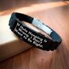 Encouraging Hula Hooping Is My Love Language Funny Glide lock Clasp Black Stainless Steel Silicone Hula Hooping Gifts for Friends and Family on Christmas view 2