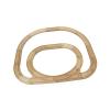 Wooden Train Track Railway Construction Set Track Expansion Building Kit Party Favors Railway Accessories for Preschool, Inner and Outer Ring view 1