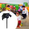 ToysCentral Basics Sound Plush Stick Horse for Riding Fun, Black A view 3