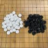 100x Go Board Game Chess Pieces Melamine Stones Strategy Game Classic Black and White Flat Beads Board Game for Adults Family, 1.8cm view 4