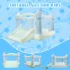 AKSPORT Inflatable Bounce House,White Castle Bounce House for Kids 3-6 Indoor & Outdoor Inflatable Bouncer House with Slide & Air Blower & Balloons for Kids Birthday Party,Wedding Party view 3