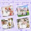 AKSPORT Inflatable Bounce House,White Castle Bounce House for Kids 3-6 Indoor & Outdoor Inflatable Bouncer House with Slide & Air Blower & Balloons for Kids Birthday Party,Wedding Party view 4