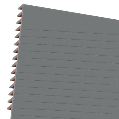 8ft Wall Corner Guards Grey, 5 10 15 20 30 Pcs Walls Edge Protectors, Paintable Drywalls Corner Bumper for Dog Chewing Damage/ Self Adhesive Wall Edging Trim Strips for Home Office Bedroom(White 15 PC