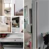 8ft Wall Corner Guards Grey, 5 10 15 20 30 Pcs Walls Edge Protectors, Paintable Drywalls Corner Bumper for Dog Chewing Damage/ Self Adhesive Wall Edging Trim Strips for Home Office Bedroom(White 15 PC view 2