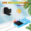 32 Bit Handheld Games for Kids Preloaded 139 Video Games, Portable Video Gaming Player with 3.0" IPS Screen and Rechargeable Battery, Mini Travel Games Electronic Gifts Toys for Boys Girls, Blue view 4