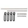 Adjustable Metal Front Bumper, with Strong Cushioning and Wear Aluminum Alloy Front Bumper for 1/10 RC Car (Black) view 1