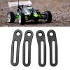 Adjustable Metal Front Bumper, with Strong Cushioning and Wear Aluminum Alloy Front Bumper for 1/10 RC Car (Black) view 4