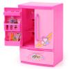 SPYMINNPOO Mini Refrigerator Toy, Bright Vivid Colors ABS Plastic Light Turns On, Toy for Kids, Children Role Play view 2