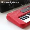 37 Keys Keyboard Piano, Kids Keyboards Piano with Microphone, for Boys Girls, 4 Tones, 4 Rhythms, 10 Demo Songs, Recording, USB, Headphone Jack, Educational Toys 3+ view 2