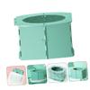 ASAKKURA Portable Boy Girl Travel Potty Folding Car Toilet for Potty Training Sturdy Pp Material Easy to Carry Bright Colors view 2