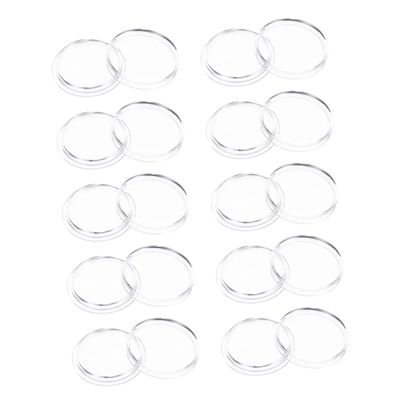 AUTSUPPL 100pcs Coin Capsules for Pennies Coins Holders Professional Protectors Portable Cases