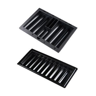 GARVALON 2pcs Serving Trays for Party Poker Chip Holder Large Capacity Poker Chip Tray