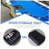 GARVALON 2pcs Serving Trays for Party Poker Chip Holder Large Capacity Poker Chip Tray view 4