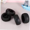 CIYODO 4pcs Off-Road Vehicle Toy Wheels DIY Plastic Wheel Parts for Handmade Car Models Compatible with Hpi Redcat Accessories for Crafting view 4