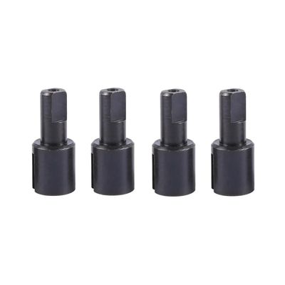4 Pack Metal Differential Cups Upgrade Parts Compatible with 144001 144002 144010 124007 124016 124017 124018 124019 RC Vehicles(Black)