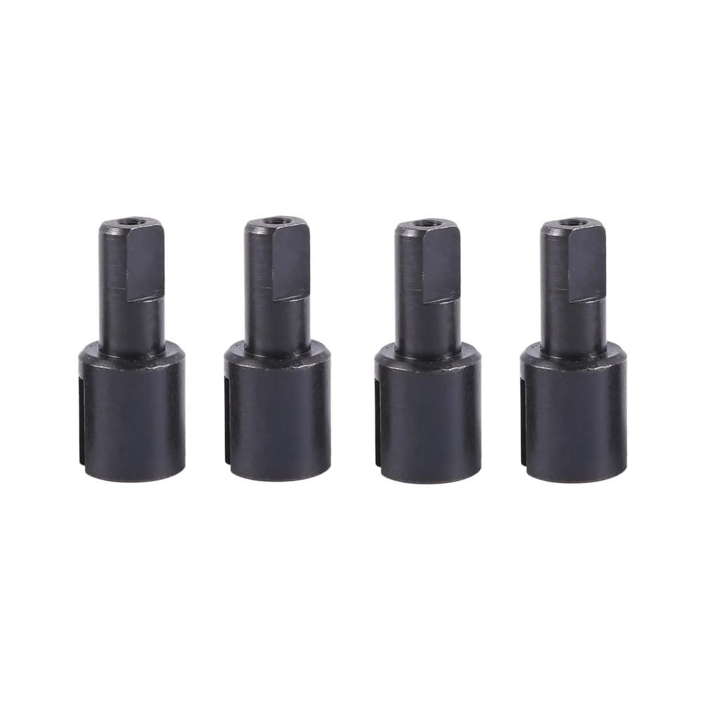4 Pack Metal Differential Cups Upgrade Parts Compatible with 144001 144002 144010 124007 124016 124017 124018 124019 RC Vehicles(Black)