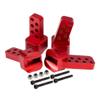 4Pcs Aluminum Rear Upper Link Riser Anti-Squat Mount Compatible with 1/10 RC Crawler II AR44 Chassis DIY 90046 Upgrade(RED) view 1