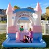 AKSPORT Inflatable Bounce House for KidsMacaron Bouncy Castle with Air Blower & Slide & Large Ball Pool for Birthday Party, Wedding, Gift, Indoor & Outdoor11.8FT*8.2FT*8.5FT view 1