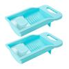 HOMOCONO 2pcs Washboard for Laundry Compact Hand Washing for Underwear Socks Durable Rubbing Surface for Enhanced Cleaning for Personal view 1