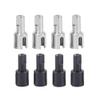 4 Pack Metal Differential Cups Upgrade Parts Compatible with 144001 144002 144010 124007 124016 124017 124018 124019 RC Vehicles(Silver) view 2