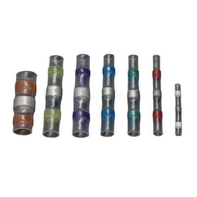 POWTAXBJGD Solder Seal Wire Connectors 3:1 Shrinkage Rate Waterproof Electrical Cable Terminals Heat Shrink Tube Electrical Butt Splice(6-7cm,500pcs)