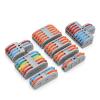 POWTAXBJGD Quick Wire Connectors Compact Splicing Wiring Cable Connection 0.08-4.0mm2 Push-in Conductor Terminal(PCT3-3,50pcs) view 1