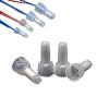 POWTAXBJGD 10~1000pcs CE Type CE-1 CE-2 CE-5 CE-8 Wire Terminal Pressure Line Nylon66 Closed End Cap Connector Car Cable Crimp Splice(CE-1,1000 Pieces) view 1
